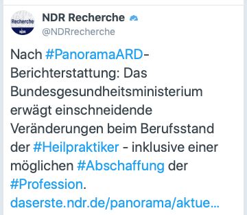 abschaffung heilpraktikerth
